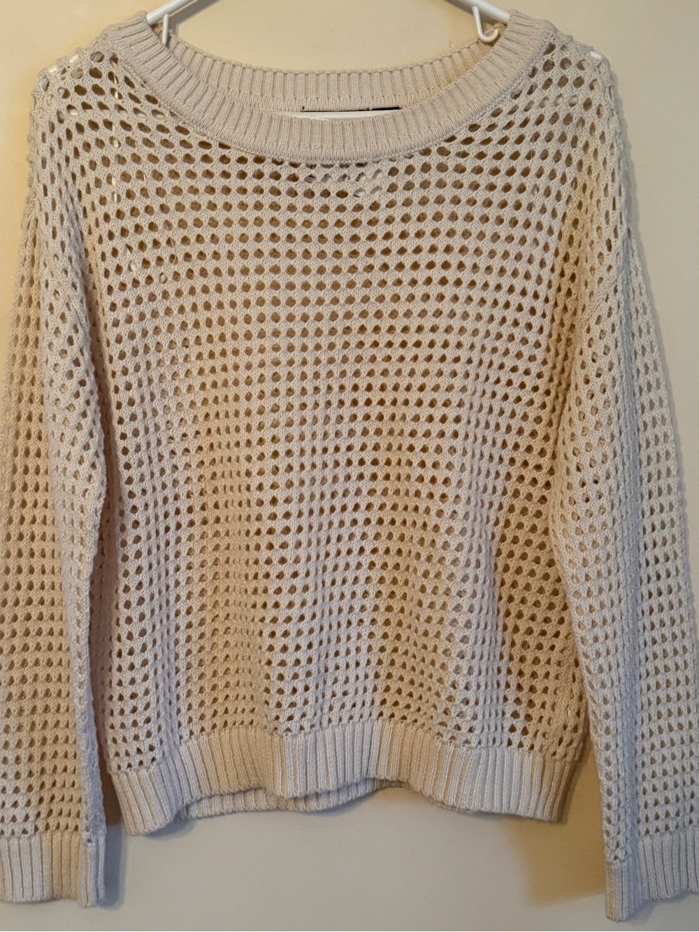 NWT RDI Nordstrom Exclusive Open Knit Crochet Sweater Size Medium